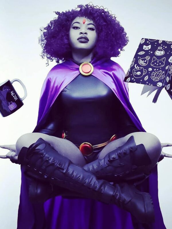EXPERT LEVEL Raven Cosplay from the TeenTitans Go hard or go home...