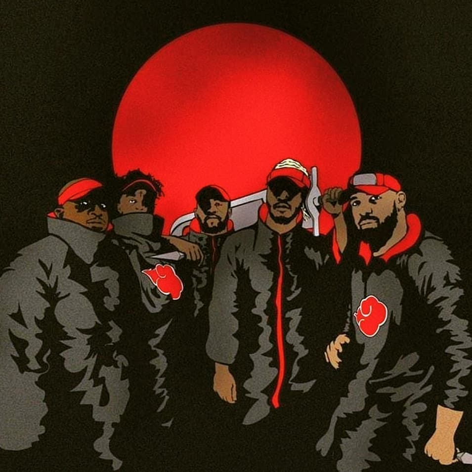 Hip Hop Inspired Akatsuki Artwork Illustration Credit @rem.illustrations NarutoFanArt HipHopVibes fridayfeeling fridayreads.jpg