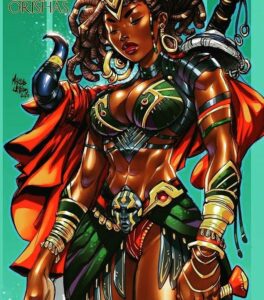 Outstanding Cover Design for Nubia Wonder Woman of the Orishas Credit @marcusthevisual ToonTreats Pantheon ImASuperher.jpg