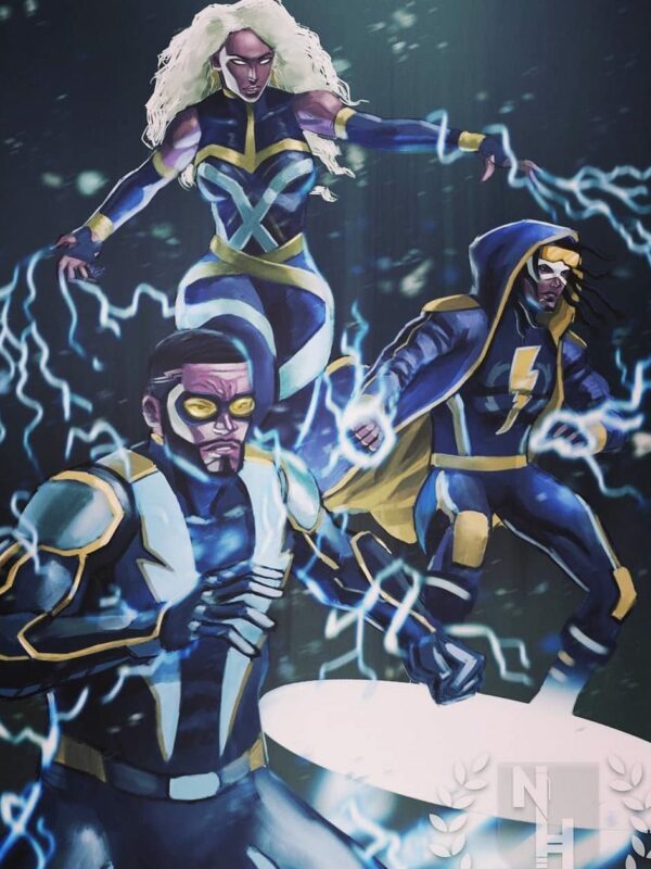 Storm⚡Black Lightning ⚡Static Shock ⚡Why isnt this a series already Artwork by @natehdsnart TuesdayVibes Tue.jpg