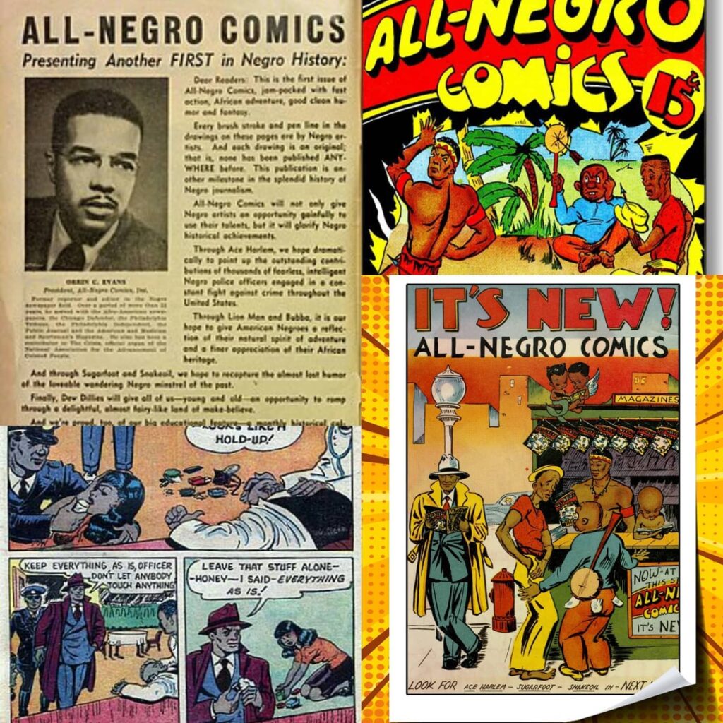 ALL NEGRO COMICS Was Created By Orrin C. Wells in 1947