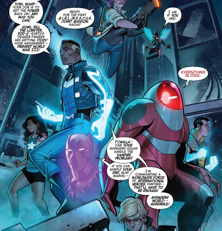 Avengers World Marvel Comic Team
