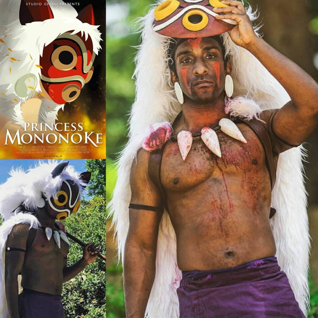 Princess Mononoke Cosplay Serving Serious Honor To A Film