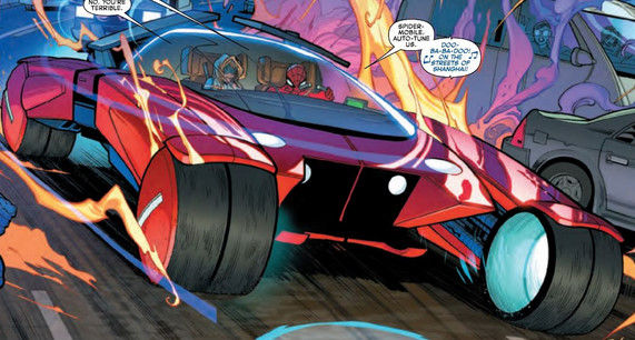 Spider Mobile from Amazing Spider Man Vol 4 1 001 1
